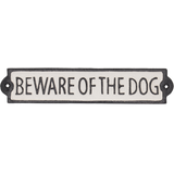 Esschert Design Plaque de Porte "beware of the dog"