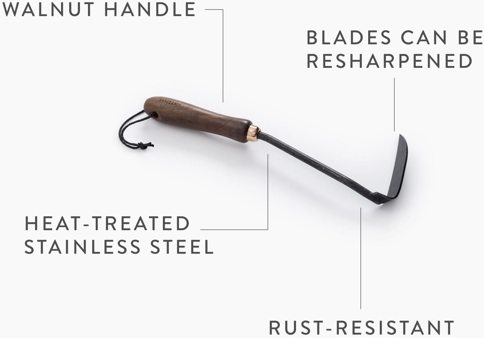 Barebones Japanese Weeding Hoe