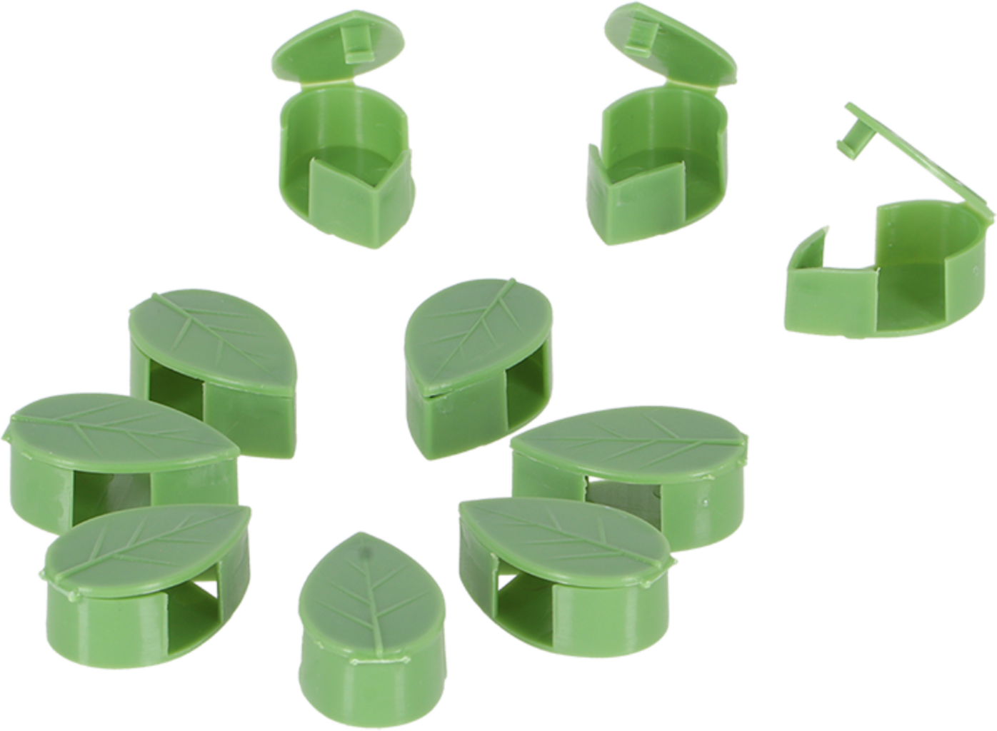 Esschert Design Blatt Pflanzenklammer 10er Set - 1 Set