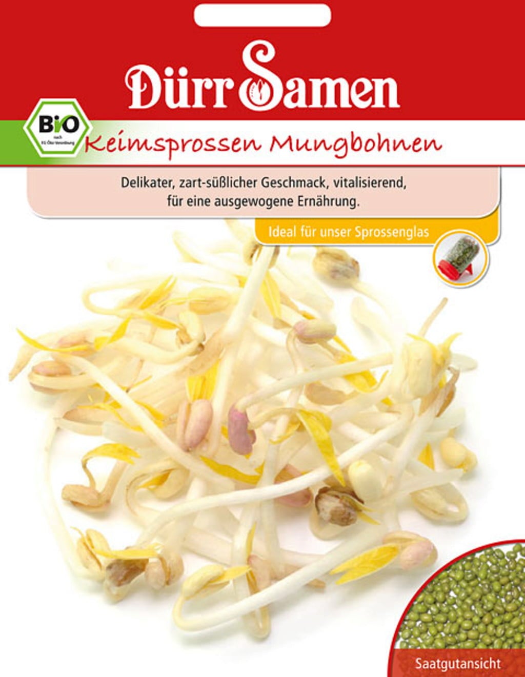 Dürr Samen Organic Mung Bean Sprouting Seeds Bloomling International