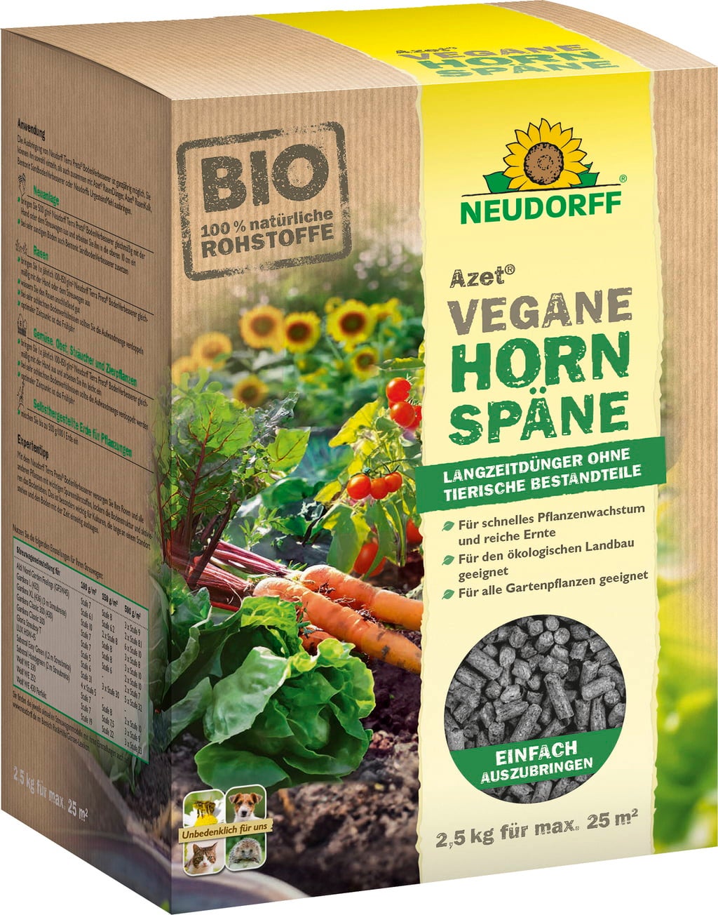 Neudorff Fertilizzante Organico Per Bambù – Azet – 1,75 Kg, Effetto A Lungo Termine