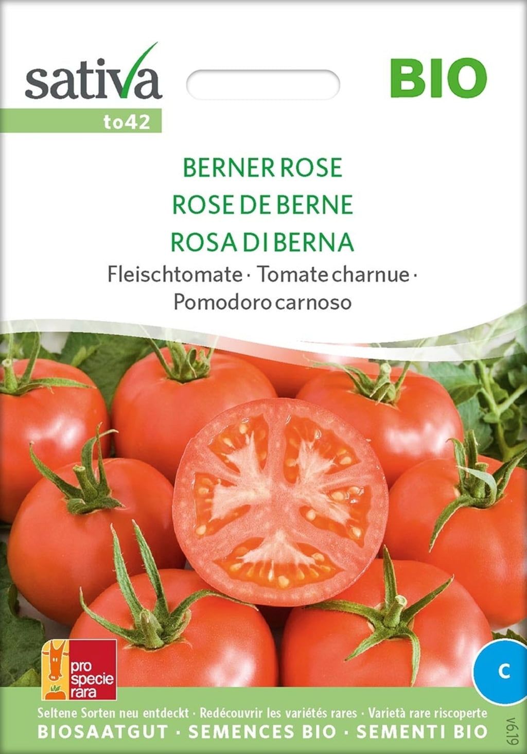 Sativa Organic Beefsteak Tomatoes Berner Rose, 1 Package - Bloomling  International