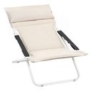 Lafuma Deck Chair BAYANNE, Kaolin - Argile (beige)